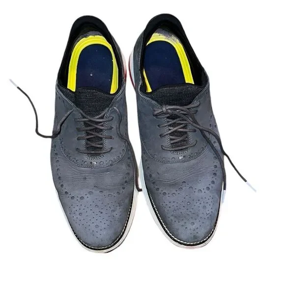 Cole Haan Grand 360 Gray Suede Shoes Size 10 1/2 M - Picture 1 of 7